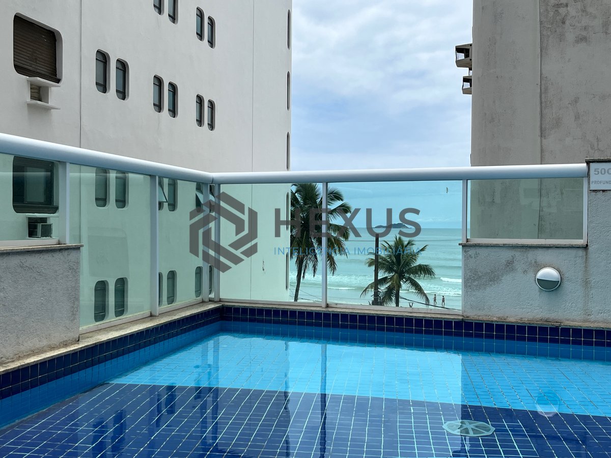 Foto 38 de Apartamento com varanda gourmet vista mar e lazer na beira mar da Praia das Astúrias, Guaruja