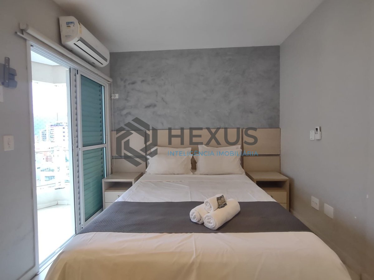 Foto 14 de Apartamento com varanda gourmet e lazer na Praia da Enseada, Guaruja