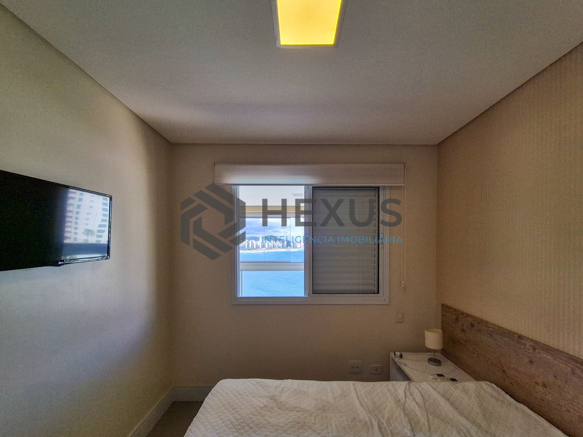 Foto 17 de Apartamento reformado frente mar com varanda gourmet e lazer em prédio novo na Praia das Asturias, Guaruja