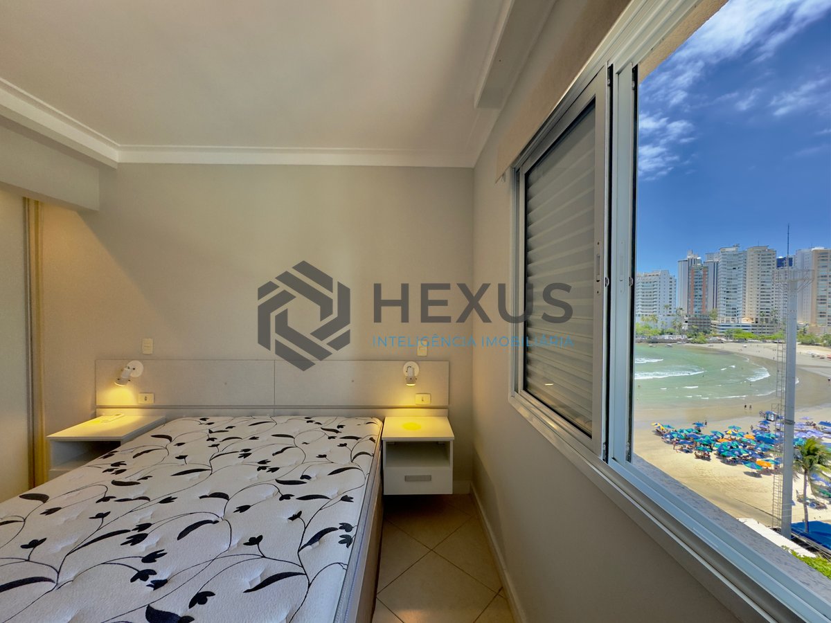 Foto 25 de Apartamento reformado frente mar com varanda gourmet vista mar e lazer na Praia das Asturias, Guaruja