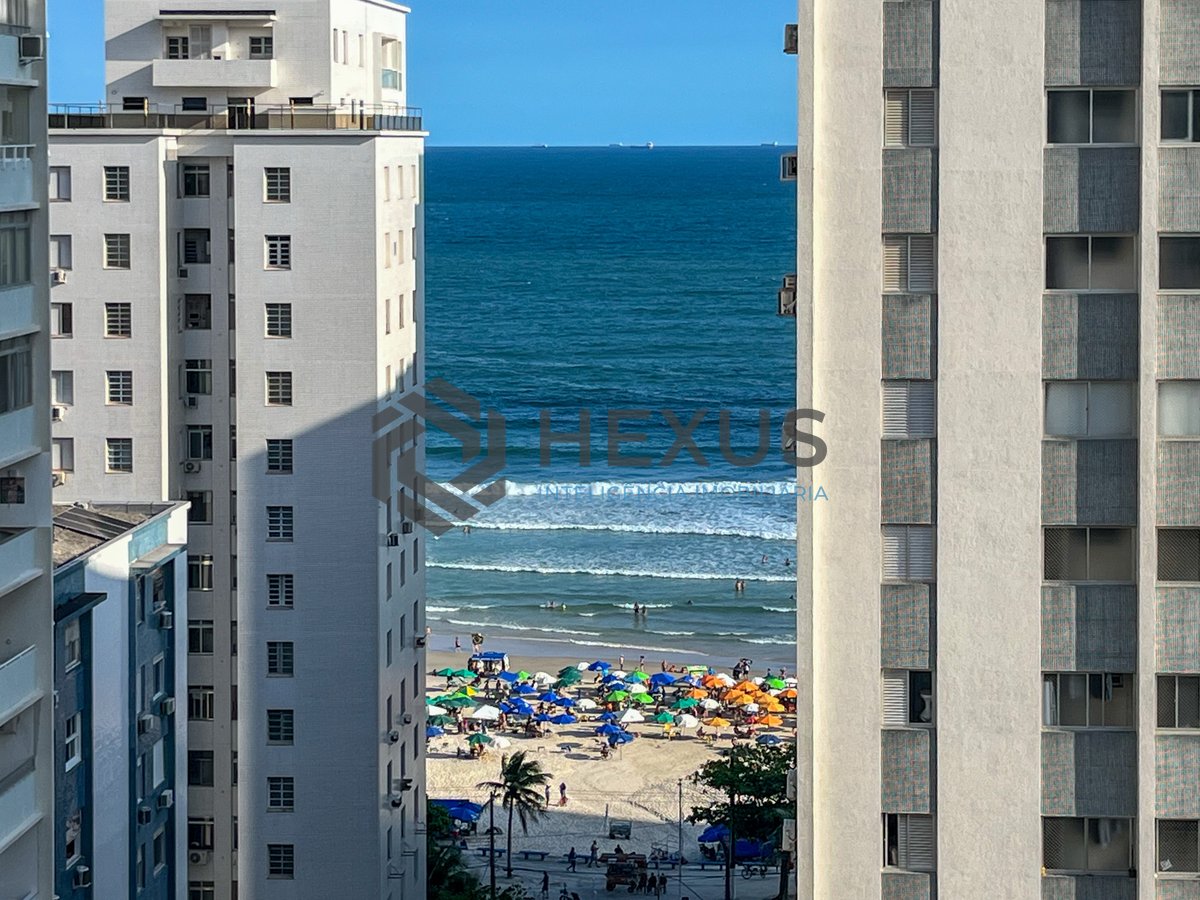 Foto 2 de Apartamento varanda gourmet vista mar e lazer em prédio novo na Praia das Pitangueiras, Guaruja
