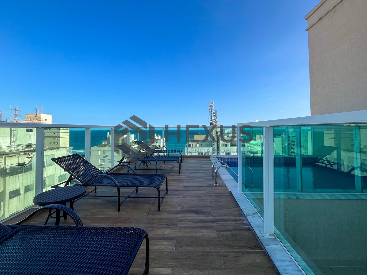 Foto 20 de Apartamento varanda gourmet vista mar e lazer em prédio novo na Praia das Pitangueiras, Guaruja