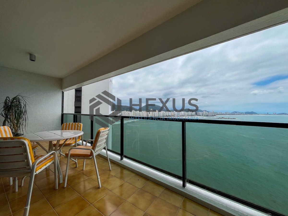 Foto 3 de Apartamento frente mar com varanda vista mar e lazer na Praia das Asturias, Guaruja
