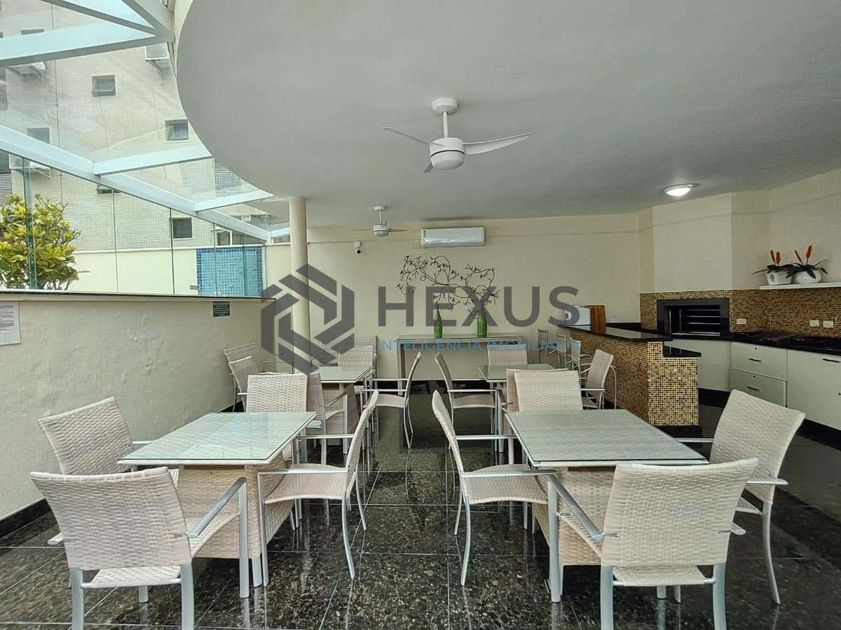 Foto 30 de Apartamento com varanda gourmet e lazer na Praia da Enseada, Guaruja
