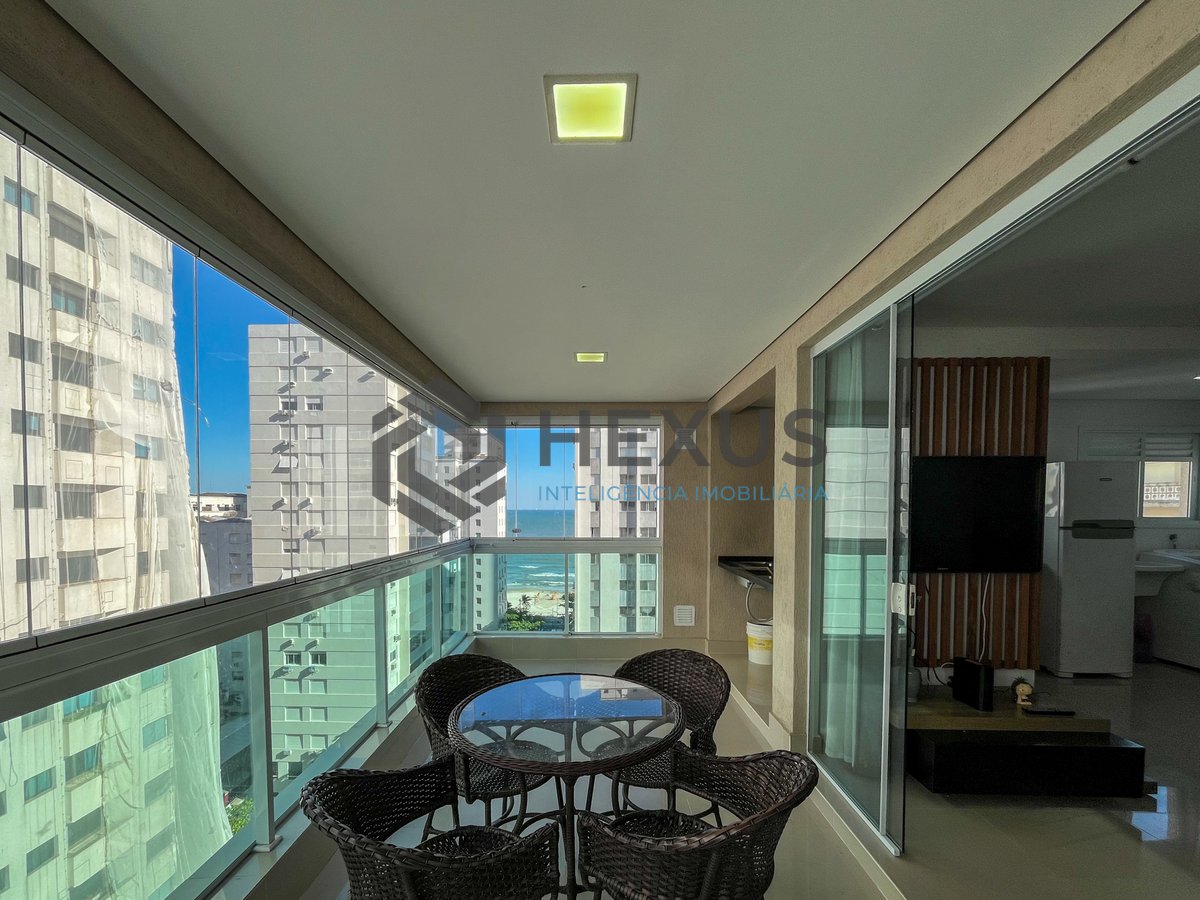 Foto 11 de Apartamento com varanda gourmet vista mar e lazer em prédio novo a uma quadra da Praia das Pitangueiras, Guaruja
