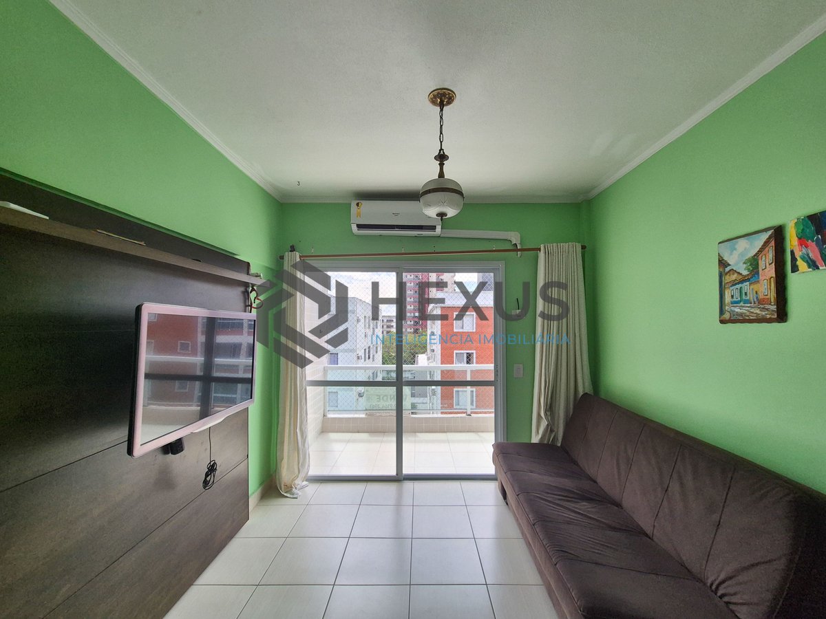 Foto 11 de Apartamento com varanda e vista livre a venda na praia das Asturias, Guaruja