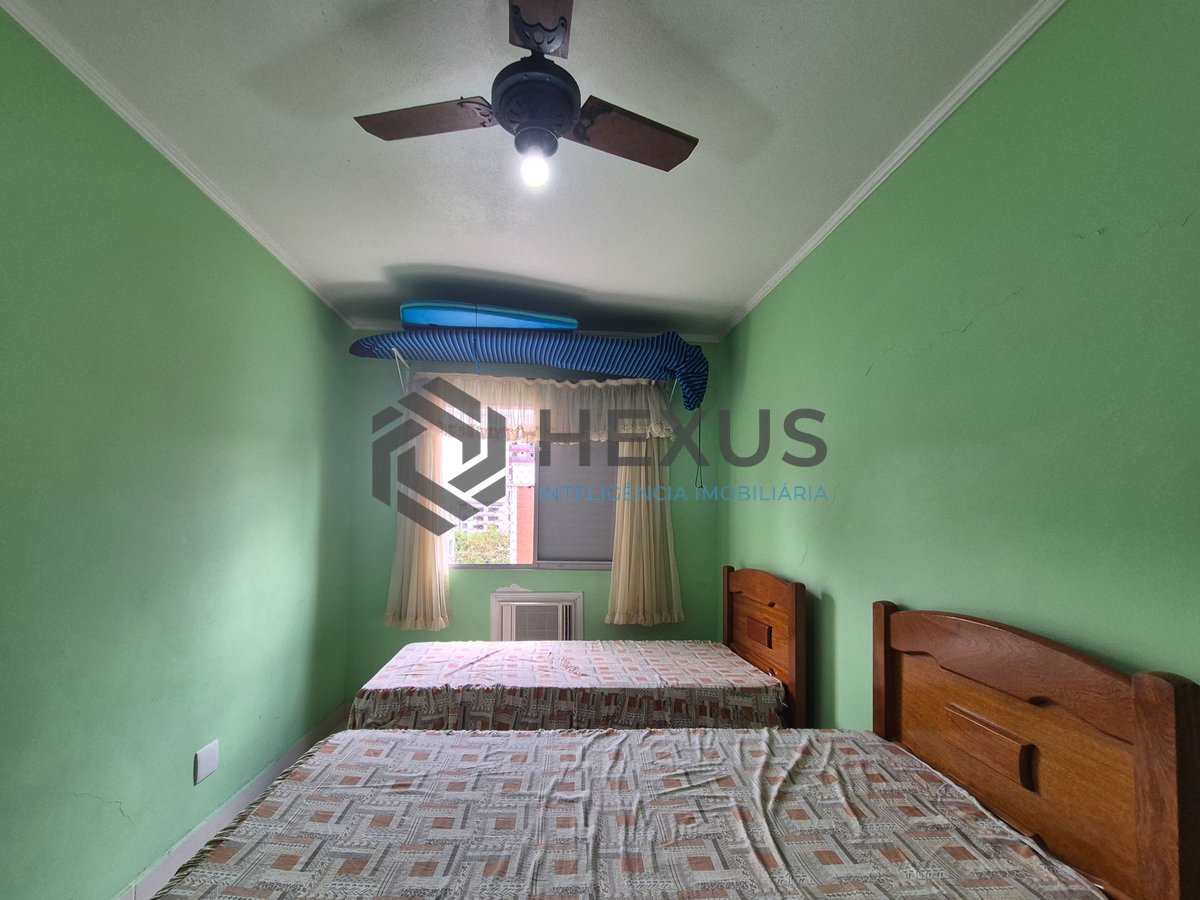 Foto 15 de Apartamento com varanda e vista livre a venda na praia das Asturias, Guaruja