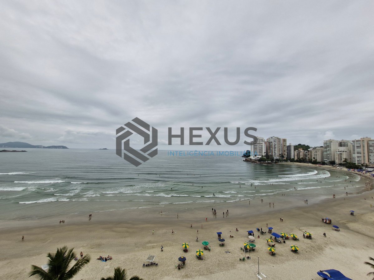 Foto 2 de Apartamento frente mar com varanda e vista mar na Praia das Asturias, Guaruja
