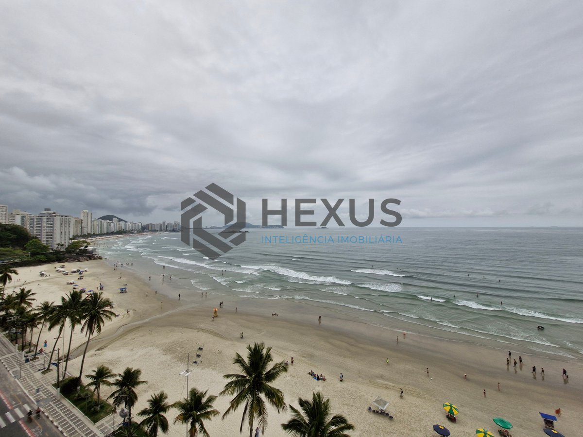 Foto 3 de Apartamento frente mar com varanda e vista mar na Praia das Asturias, Guaruja