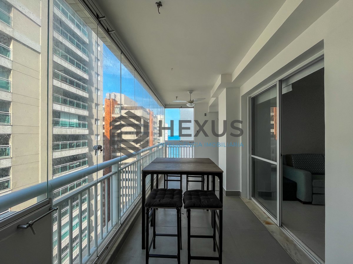 Foto 13 de Apartamento com varanda gourmet vista mar e lazer em prédio novo na Praia das Asturias, Guaruja