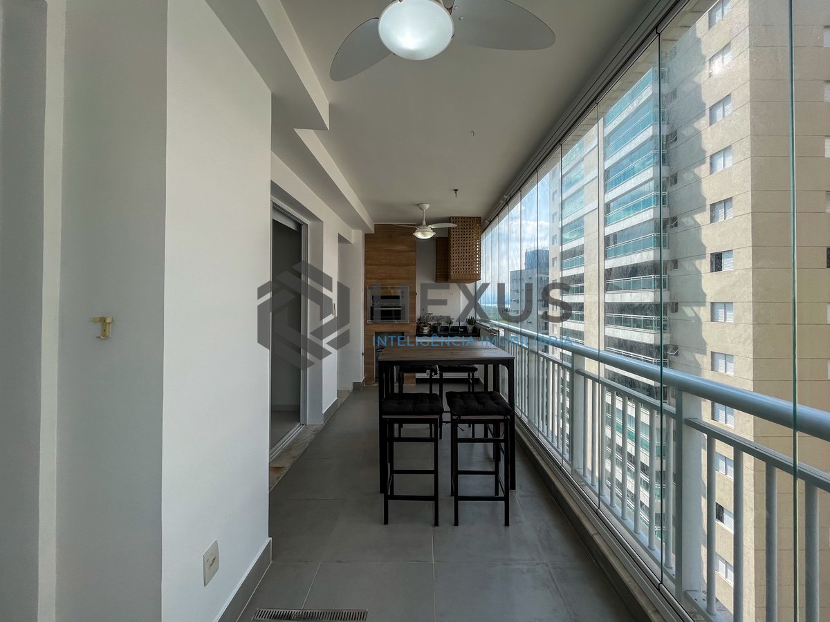 Foto 10 de Apartamento com varanda gourmet vista mar e lazer em prédio novo na Praia das Asturias, Guaruja