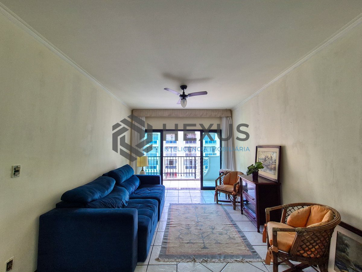 Foto 3 de Apartamento com varanda e lazer na Praia das Pitangueiras, Guaruja