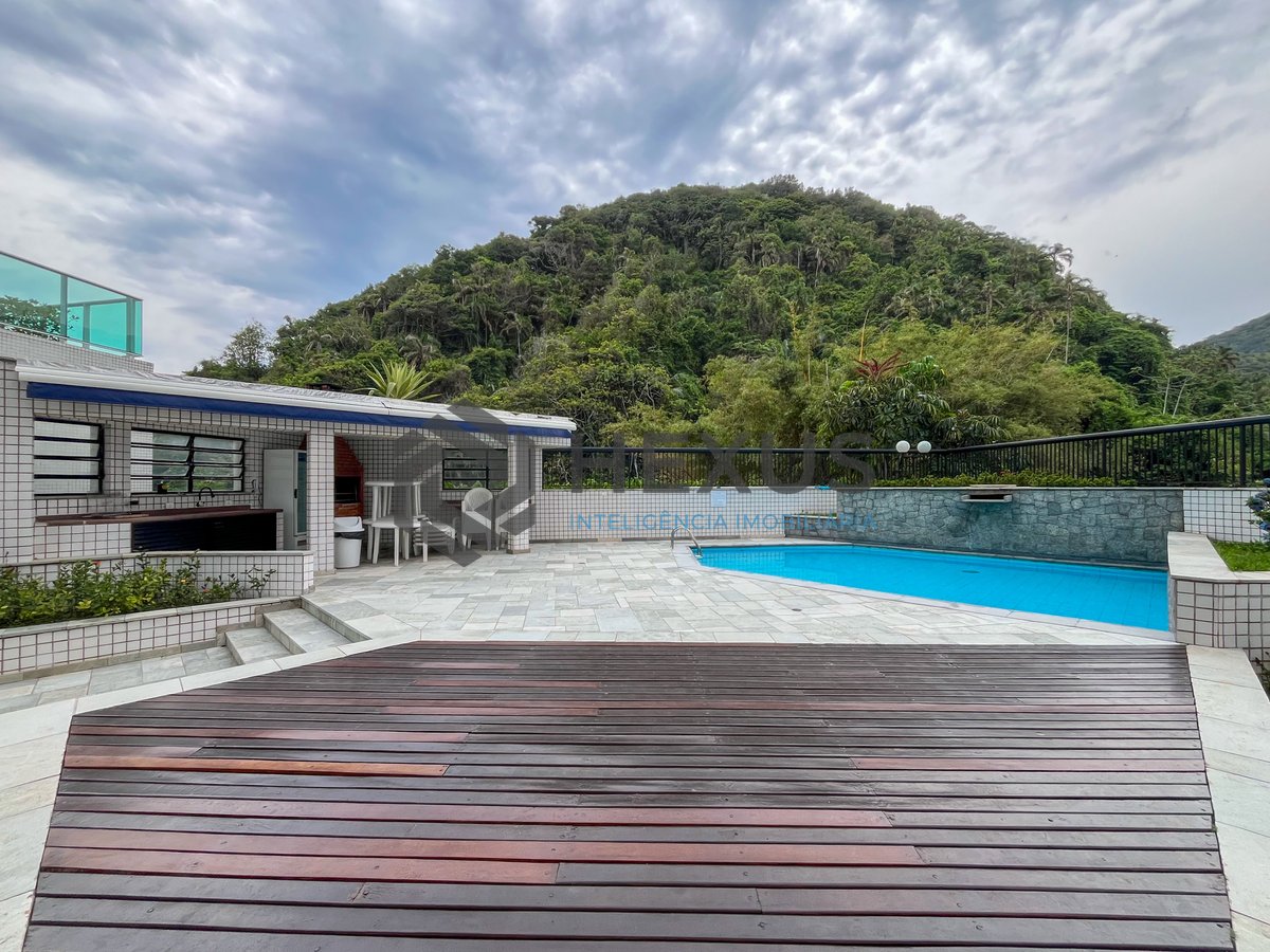 Foto 36 de Apartamento com varanda vista mar e lazer na beira mar da Praia da Enseada, Guaruja