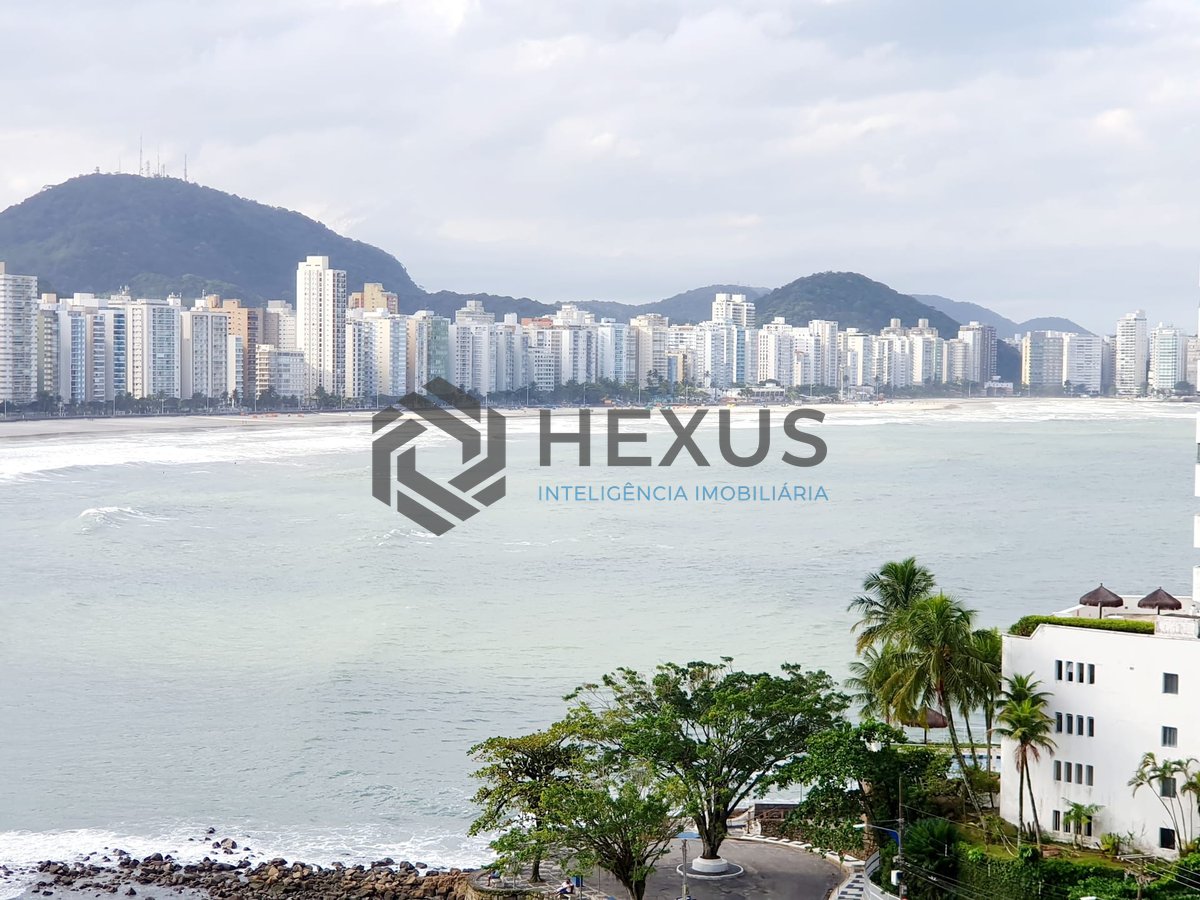Foto 22 de Apartamento frente mar com varanda vista mar e lazer na Praia das Astúrias, Guaruja