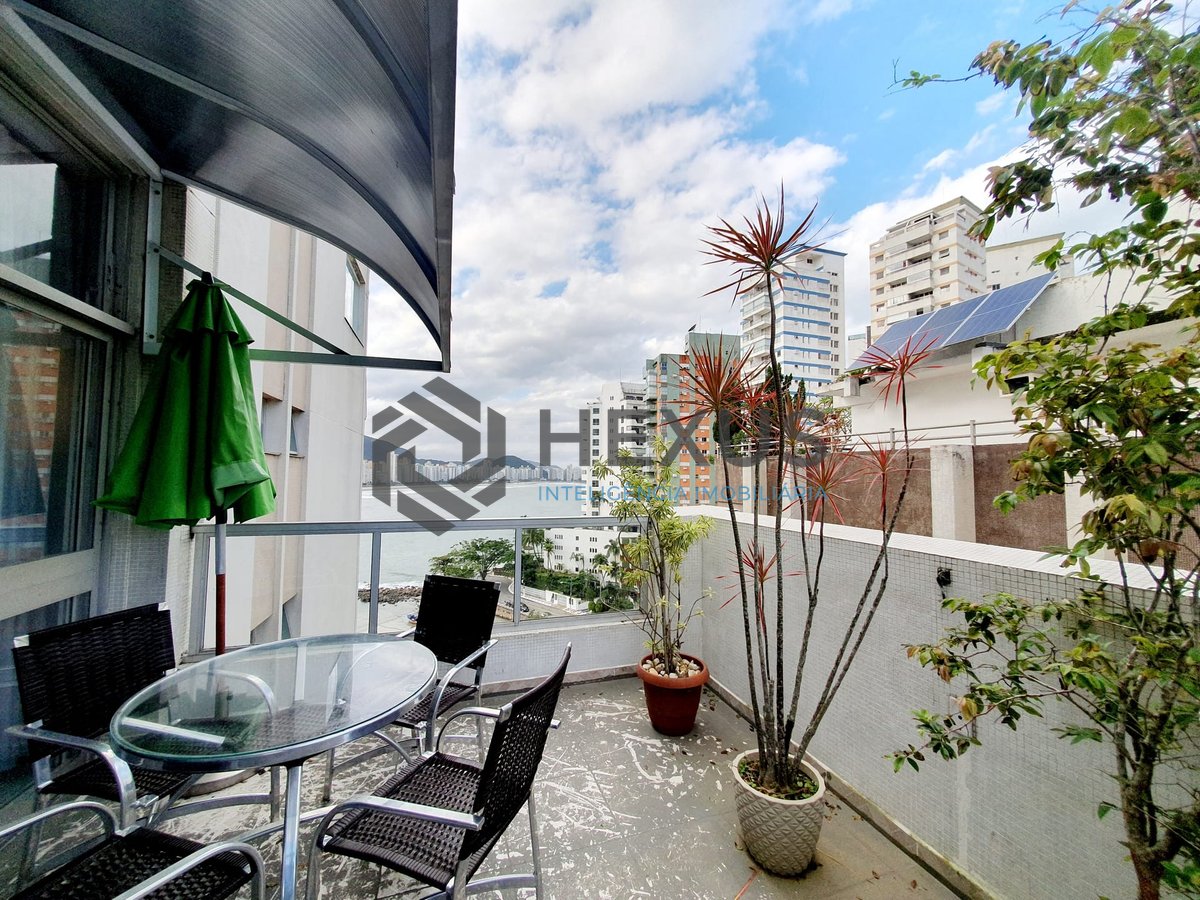 Foto 8 de Apartamento frente mar com varanda vista mar e lazer na Praia das Astúrias, Guaruja