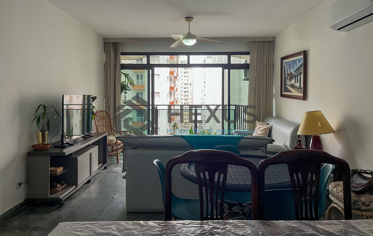 Foto 4 de Apartamento com varanda na Praia das Pitangueiras, Guaruja