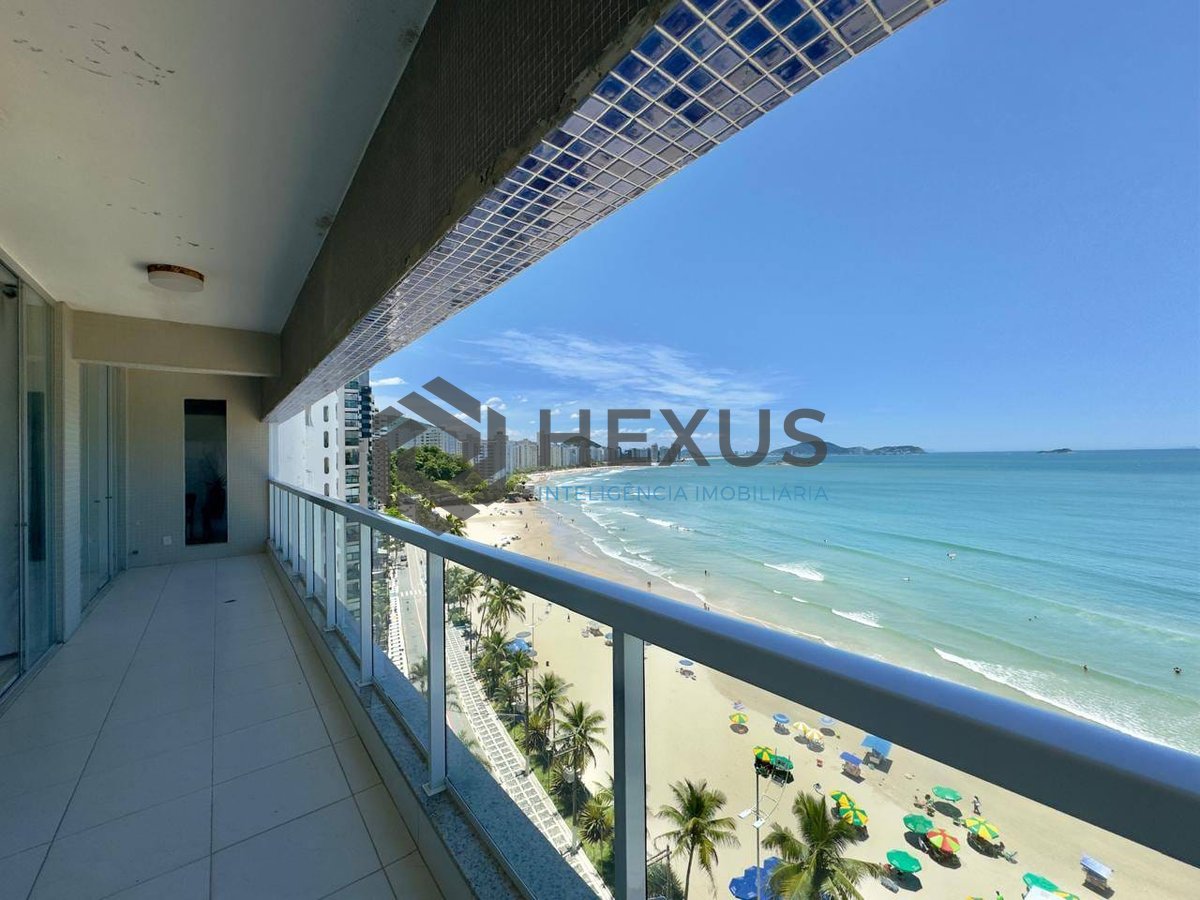 Foto 2 de Apartamento reformado frente mar com varanda na Praia das Asturias, Guaruja