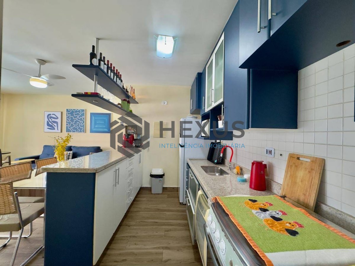 Foto 14 de Apartamento com varanda lazer e vista mar na beira mar da Praia das Asturias, Guaruja