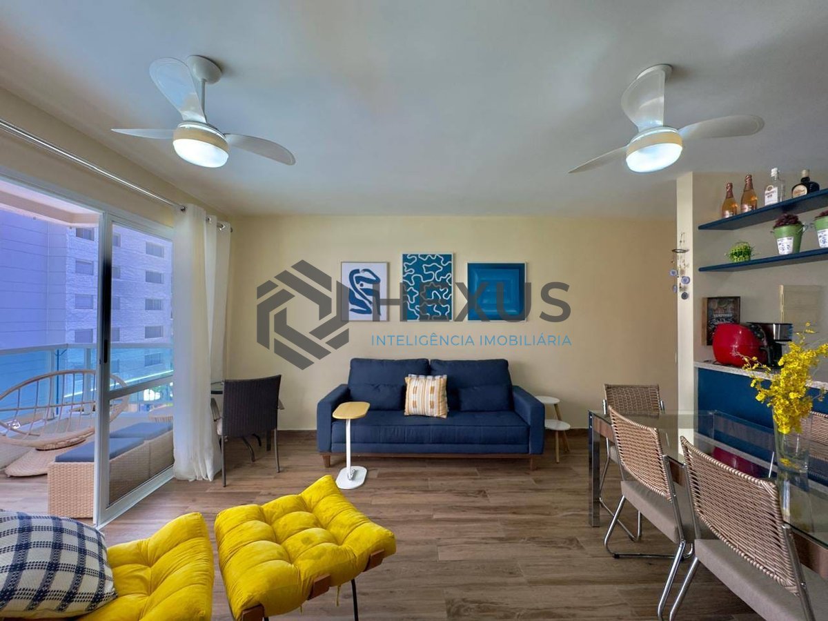 Foto 9 de Apartamento com varanda lazer e vista mar na beira mar da Praia das Asturias, Guaruja