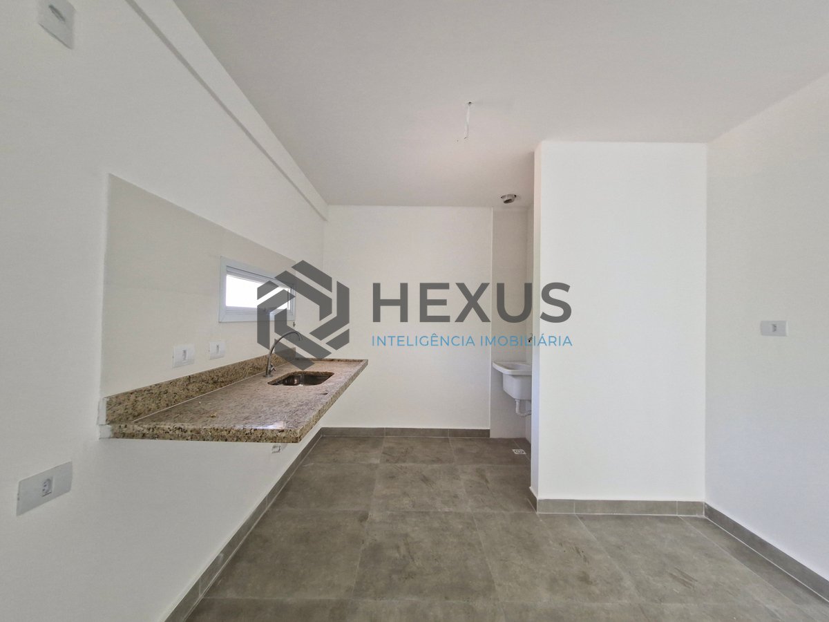 Foto 17 de Apartamento com varanda gourmet e lazer em prédio novo a uma quadra da Praia das Astúrias, Guaruja