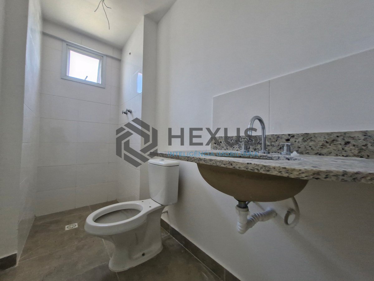 Foto 14 de Apartamento com varanda gourmet e lazer em prédio novo a uma quadra da Praia das Astúrias, Guaruja