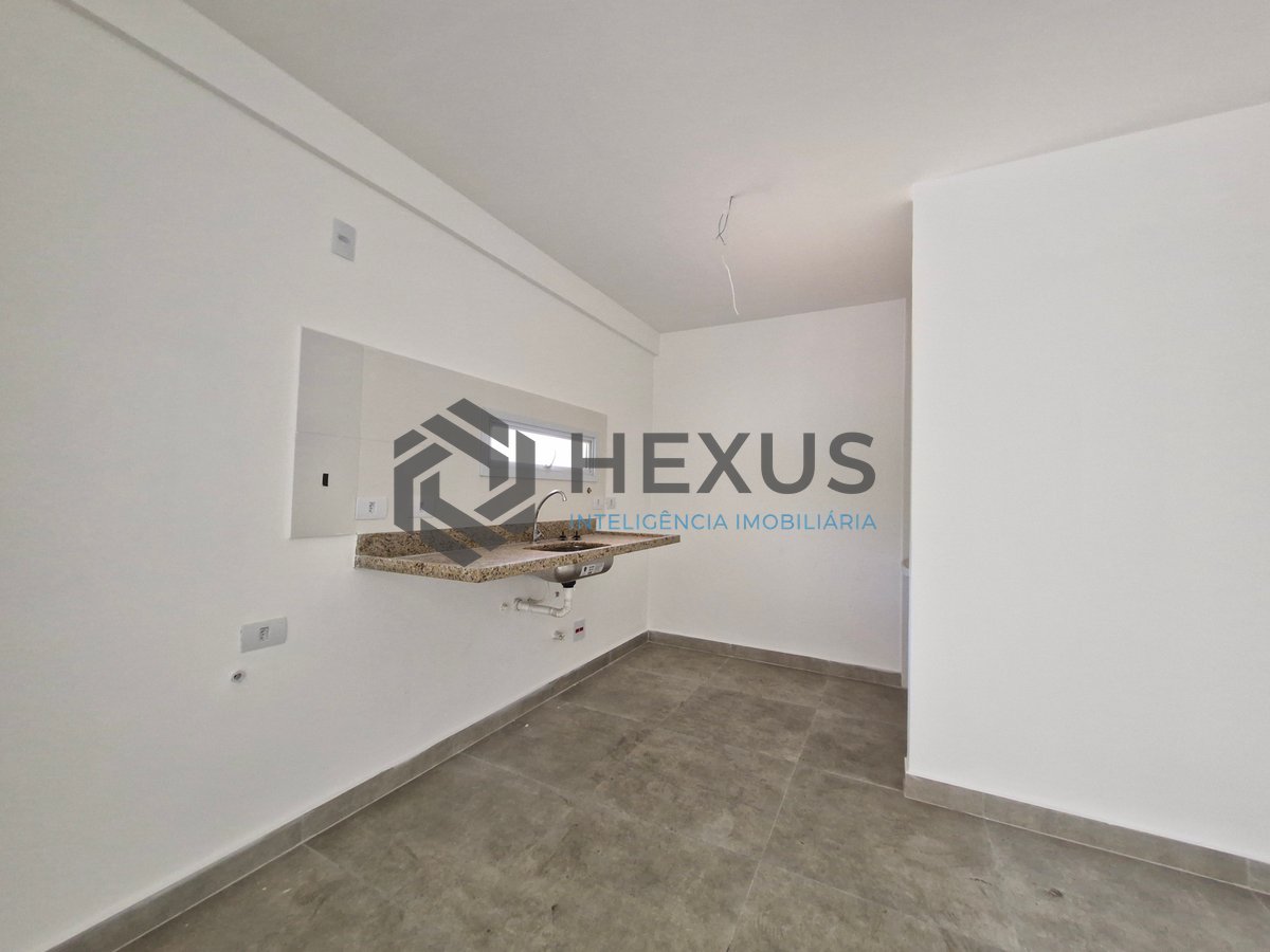 Foto 16 de Apartamento com varanda gourmet e lazer em prédio novo a uma quadra da Praia das Astúrias, Guaruja