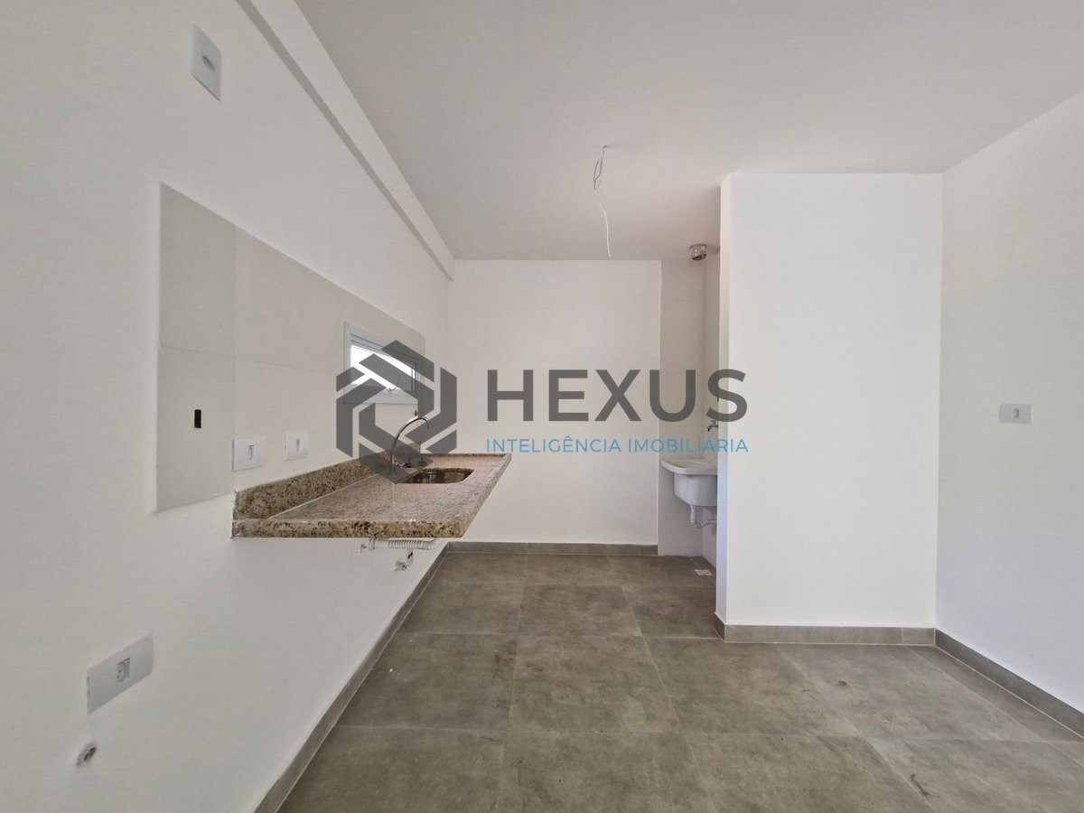 Foto 17 de Apartamento com varanda gourmet e lazer em prédio novo a uma quadra da Praia das Astúrias, Guaruja