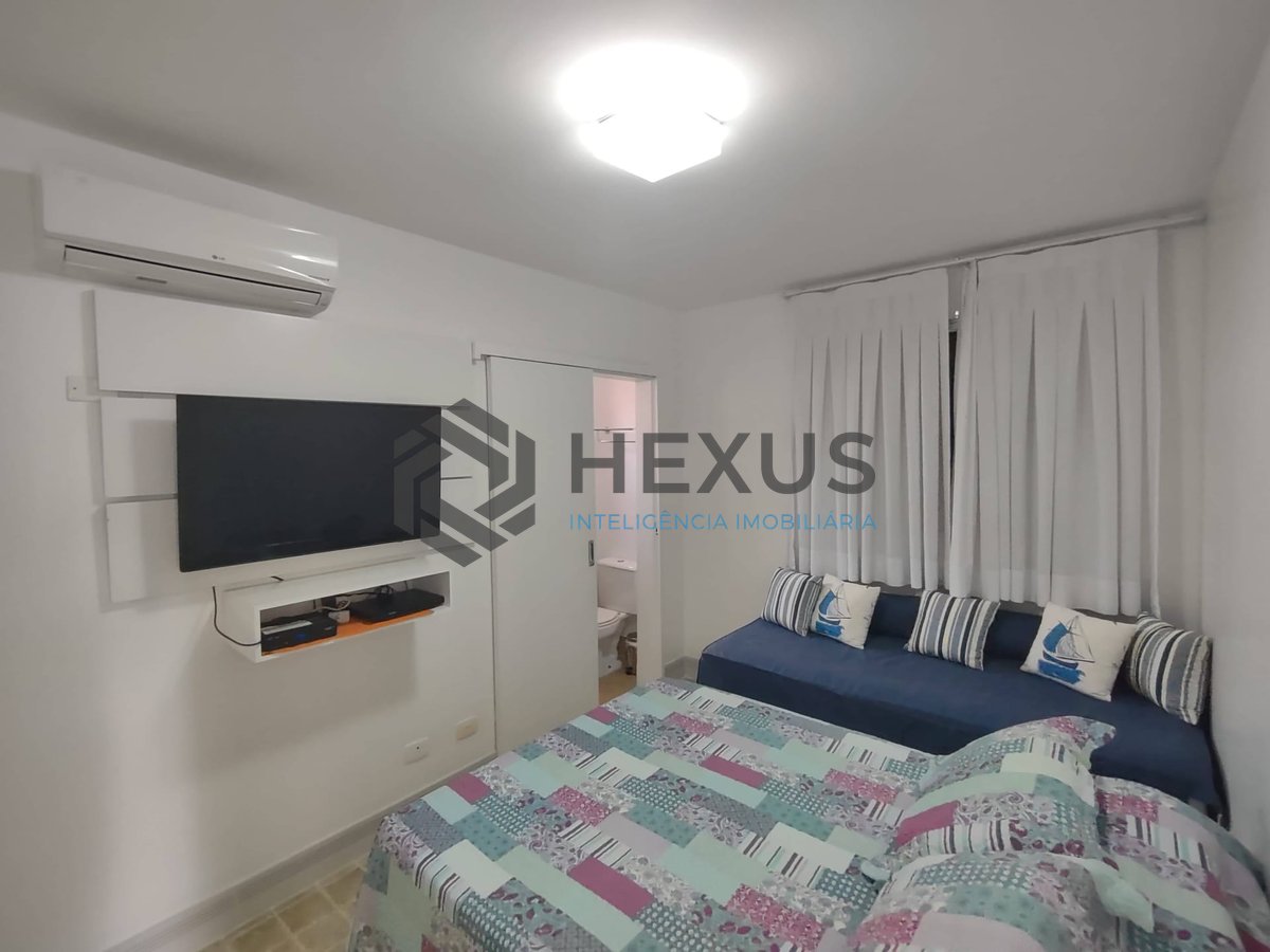 Foto 13 de Apartamento com vista mar e lazer na região do Tortuas na Praia da Enseada, Guaruja