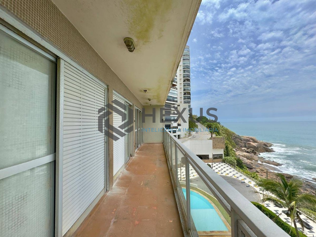 Foto 3 de Apartamento frente mar com varanda e lazer na Praia das Asturias, Guaruja
