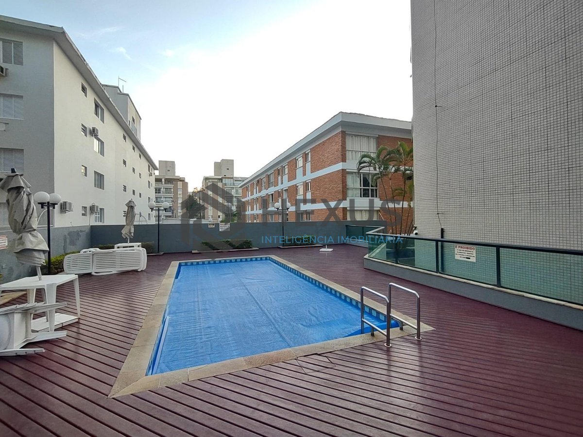 Foto 21 de Apartamento com varanda vista mar e lazer na Praia da Enseada, Guaruja