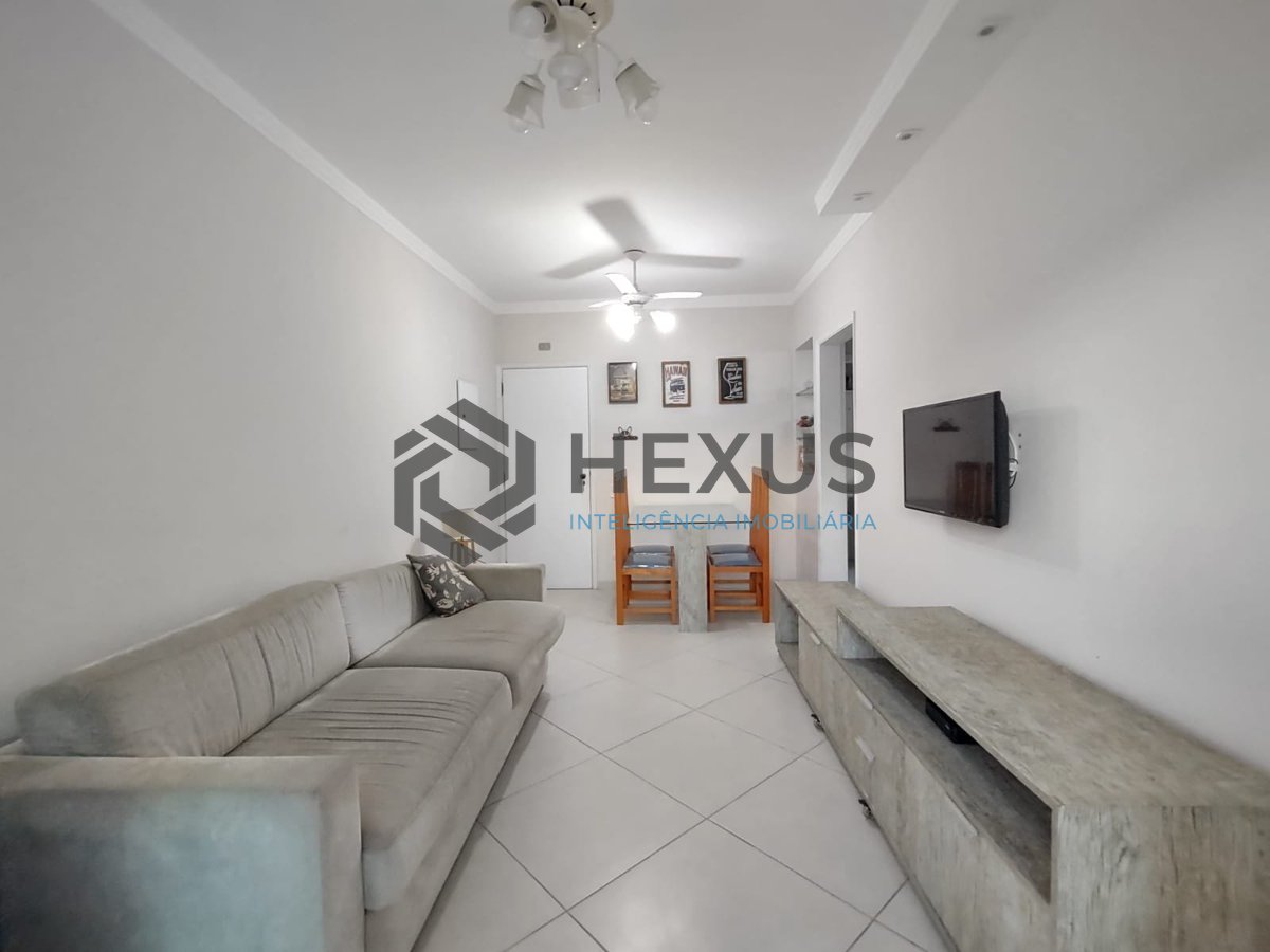 Foto 4 de Apartamento com varanda vista mar e lazer na Praia da Enseada, Guaruja