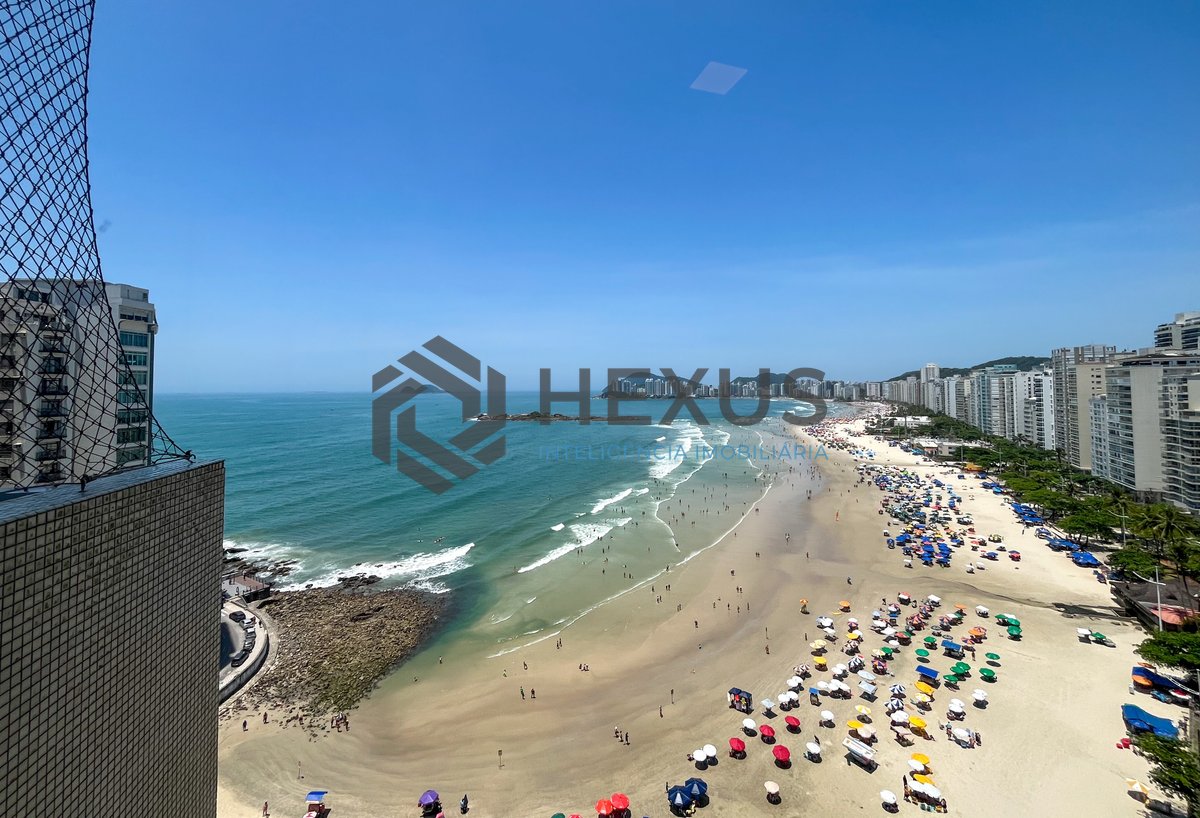 Foto 42 de Apartamento frente mar com varanda na Praia das Pitangueiras, Guaruja