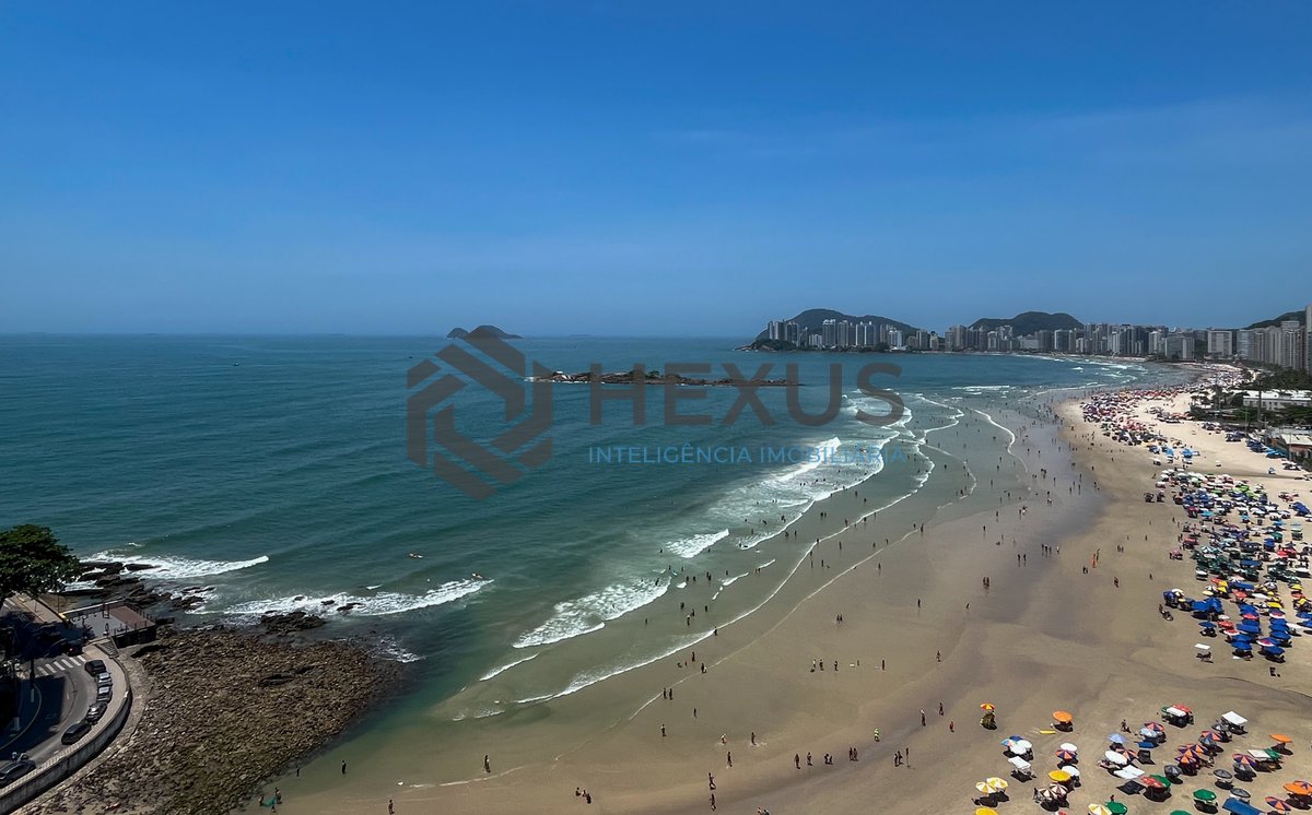 Foto 52 de Apartamento frente mar com varanda na Praia das Pitangueiras, Guaruja