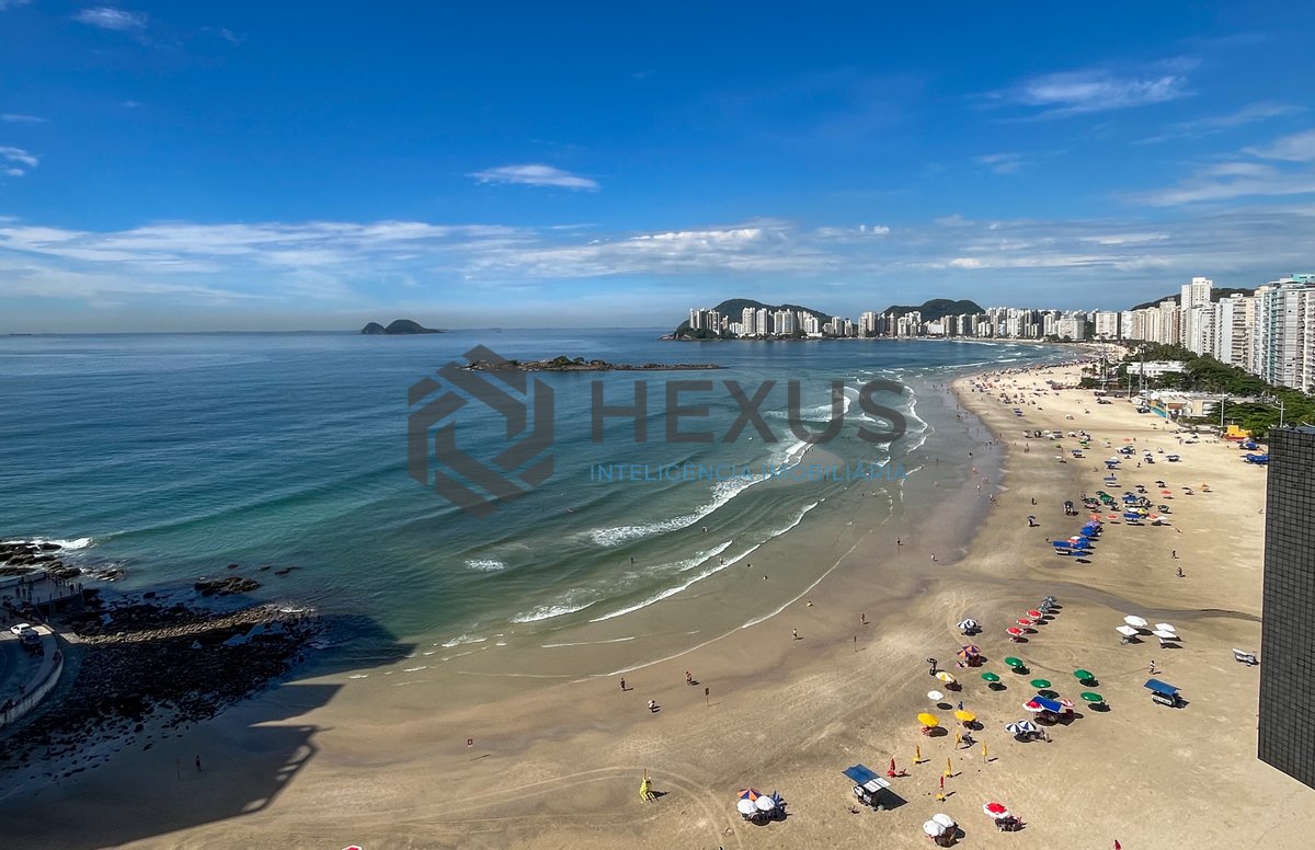 Foto 27 de Apartamento frente mar com varanda na Praia das Pitangueiras, Guaruja