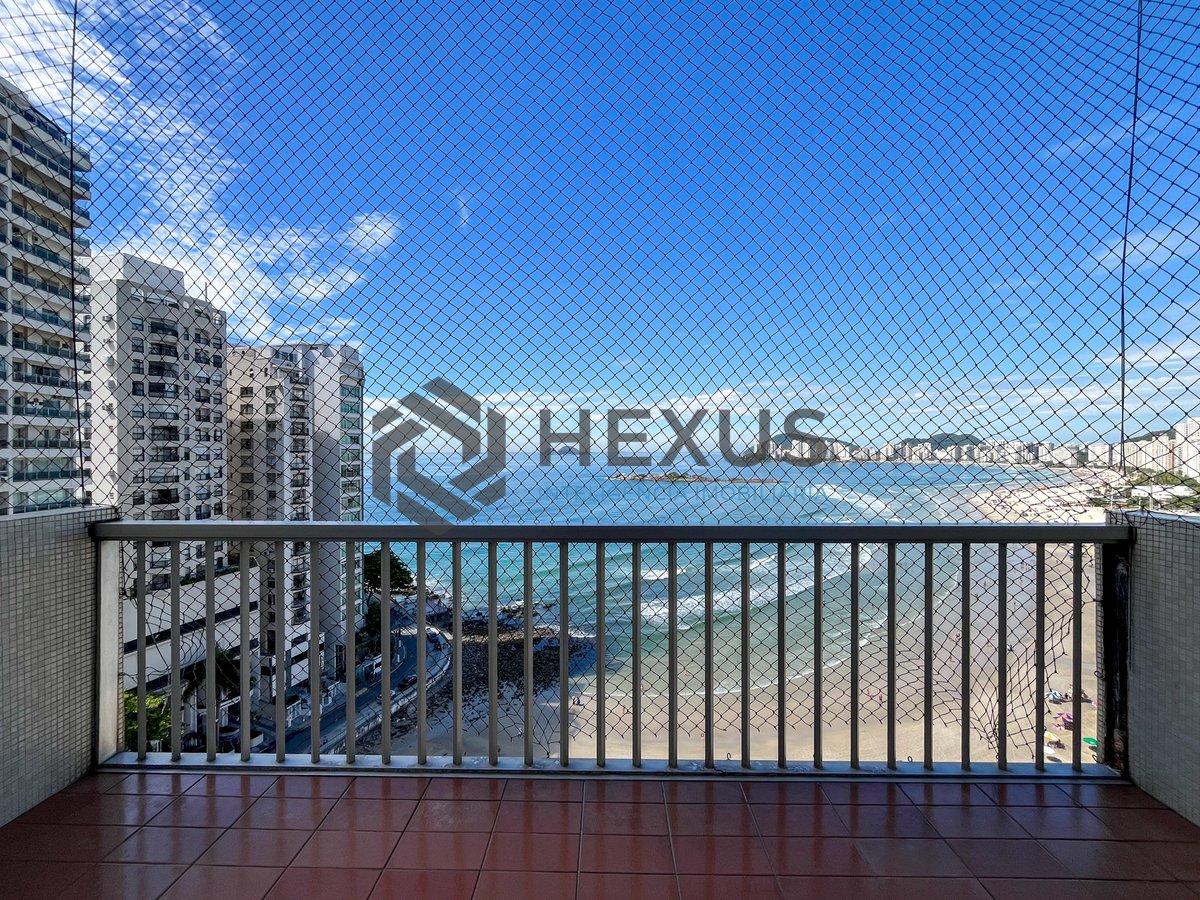 Foto 53 de Apartamento frente mar com varanda na Praia das Pitangueiras, Guaruja