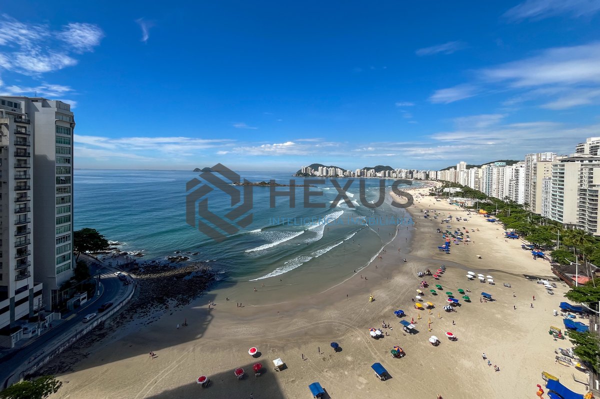 Foto 54 de Apartamento frente mar com varanda na Praia das Pitangueiras, Guaruja