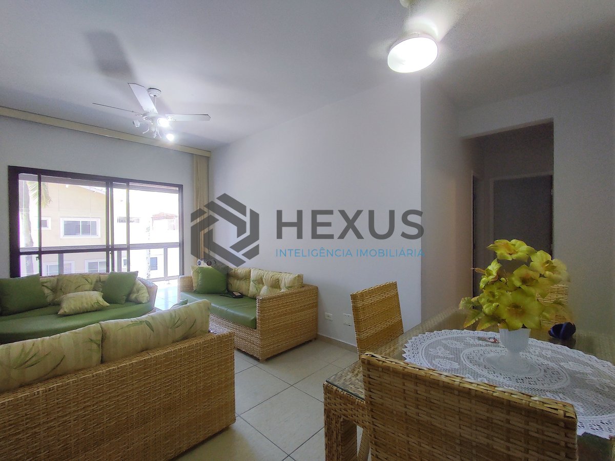 Foto 2 de Apartamento mobiliado com varanda a venda na praia das Asturias, Guaruja