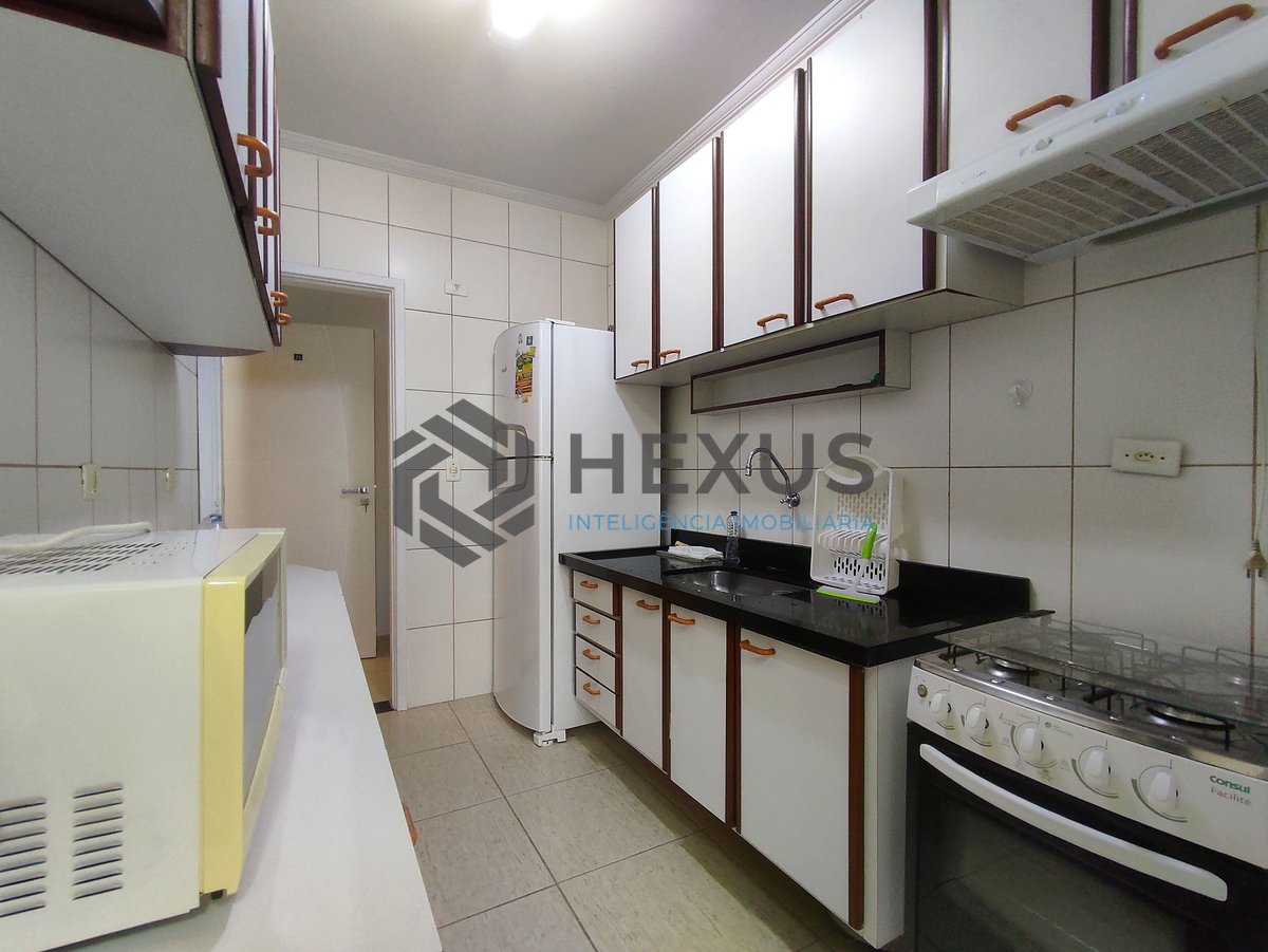 Foto 18 de Apartamento mobiliado com varanda a venda na praia das Asturias, Guaruja