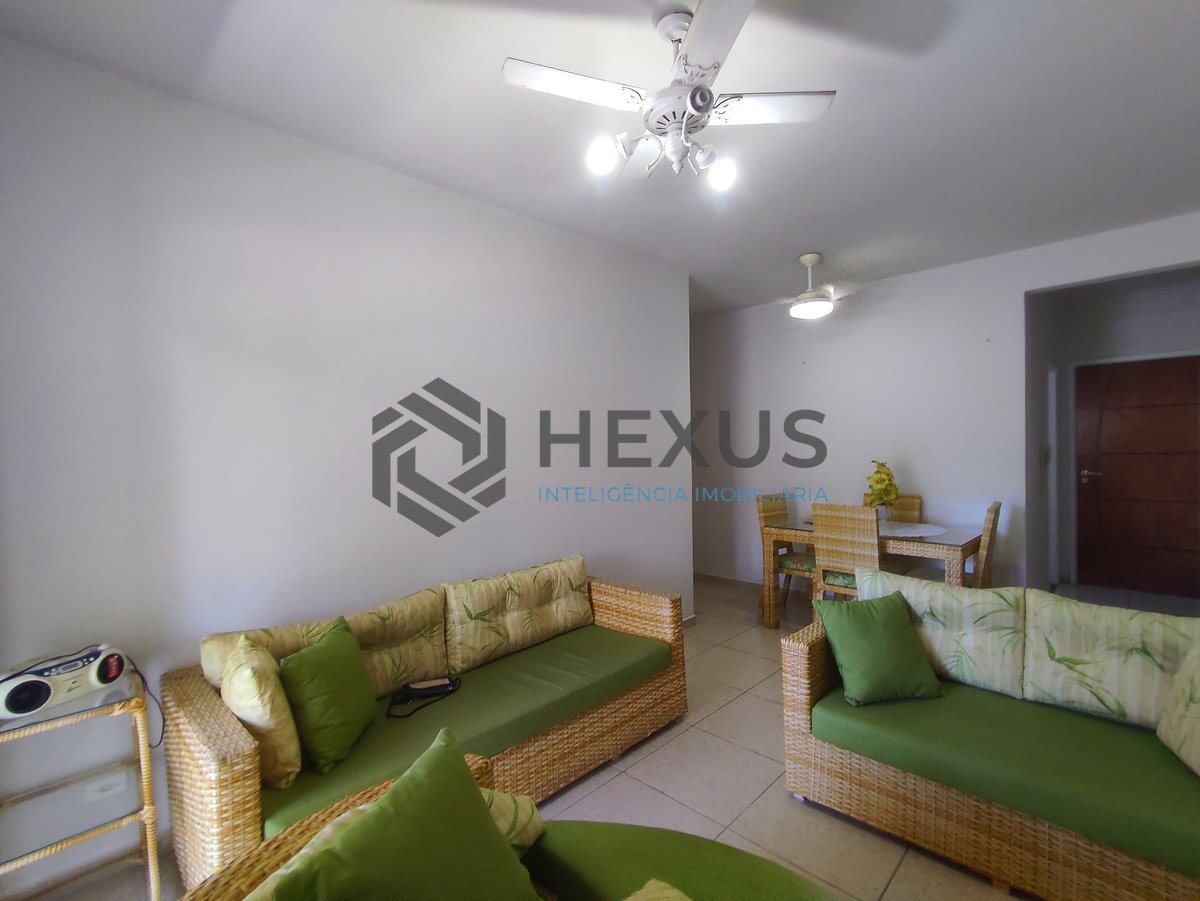 Foto 5 de Apartamento mobiliado com varanda a venda na praia das Asturias, Guaruja