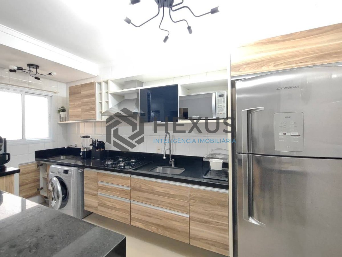 Foto 17 de Apartamento com varanda gourmet vista mar e lazer na Praia da Enseada, Guaruja