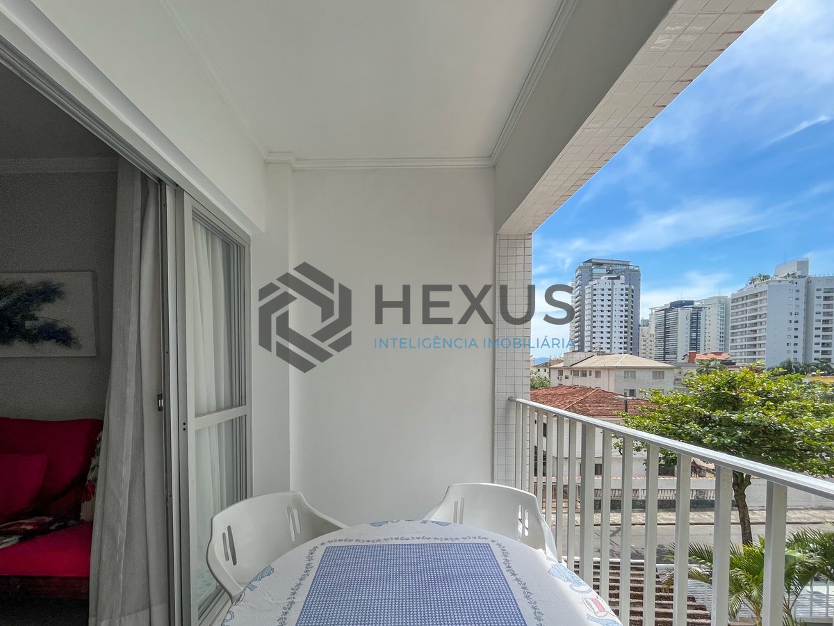 Foto 6 de Apartamento com varanda na região da Vila Alzira na Praia das Asturias, Guaruja
