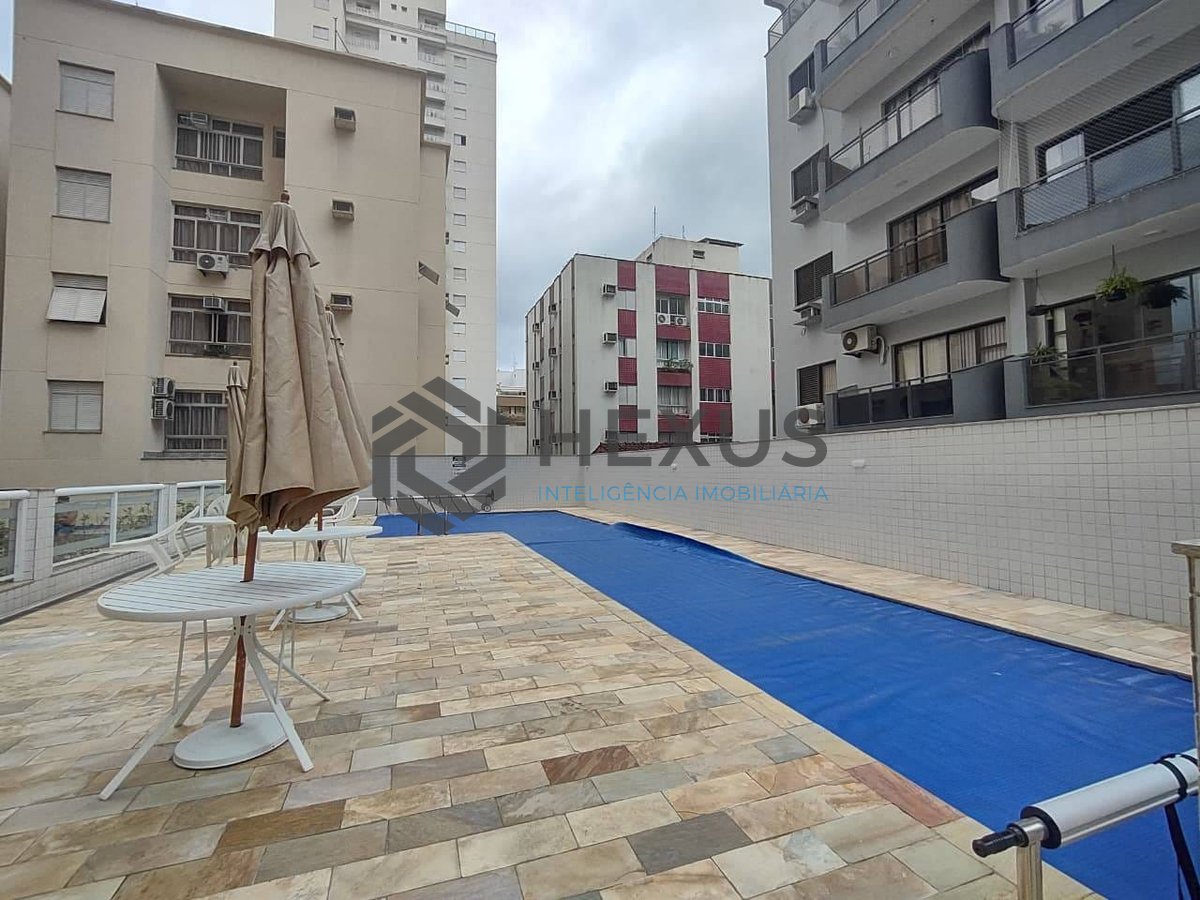 Foto 19 de Apartamento com varanda gourmet vista mar e lazer na Praia da Enseada, Guaruja