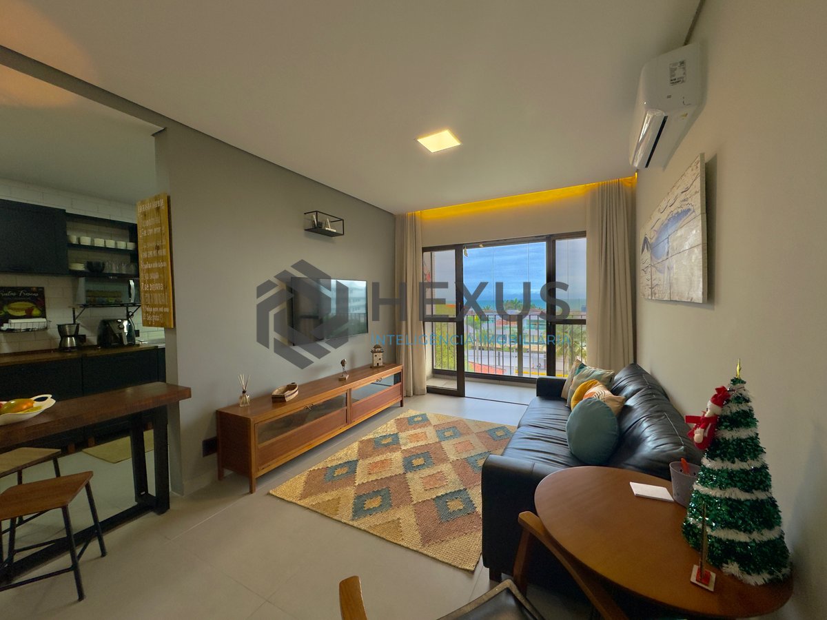 Foto 6 de Apartamento com varanda vista mar e lazer na Praia do Tombo, Guaruja