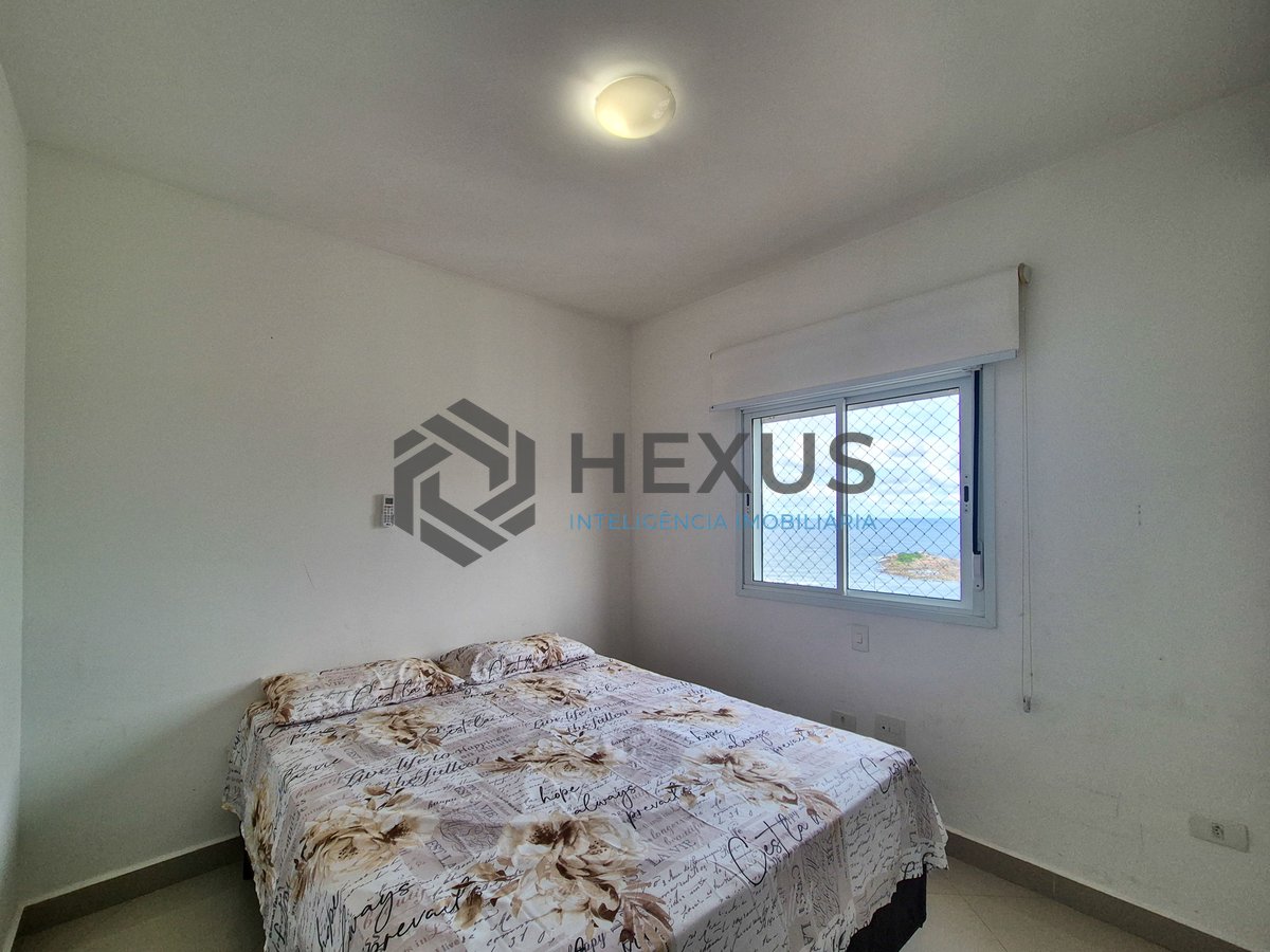 Foto 15 de Apartamento com varanda gourmet vista mar e lazer na beira mar da Praia das Pitangueiras, Guaruja