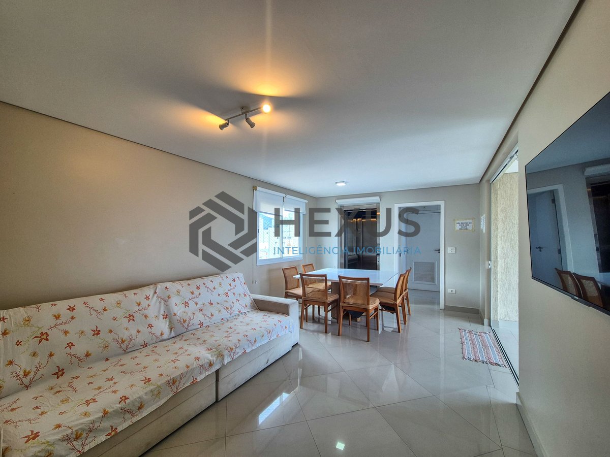 Foto 4 de Apartamento com varanda gourmet vista mar e lazer na beira mar da Praia das Pitangueiras, Guaruja