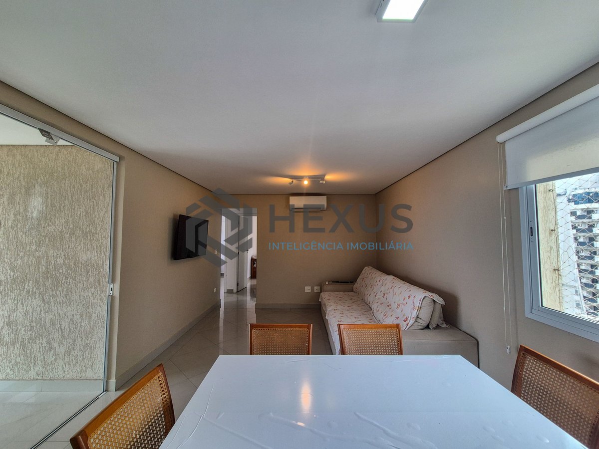 Foto 7 de Apartamento com varanda gourmet vista mar e lazer na beira mar da Praia das Pitangueiras, Guaruja