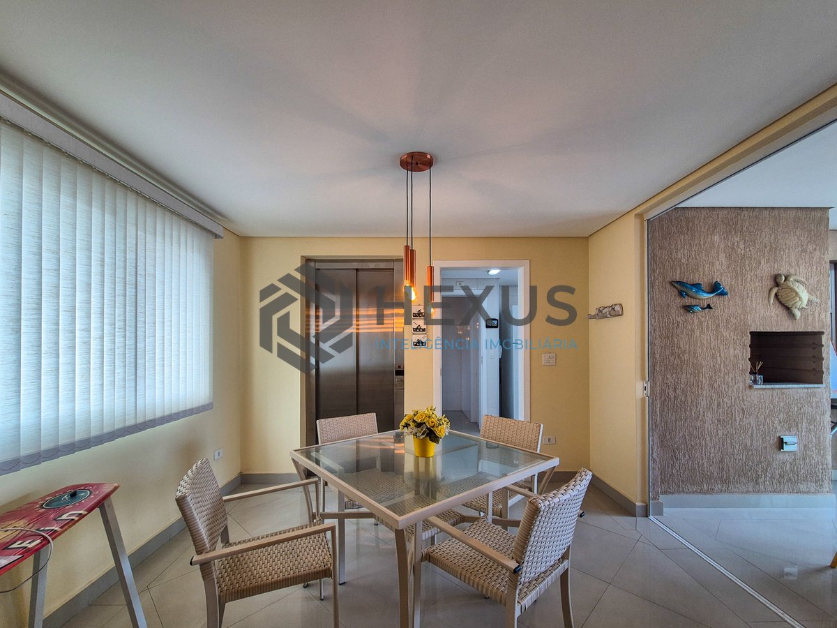 Foto 8 de Apartamento com varanda gourmet vista mar e lazer na beira mar da Praia das Pitangueiras, Guaruja