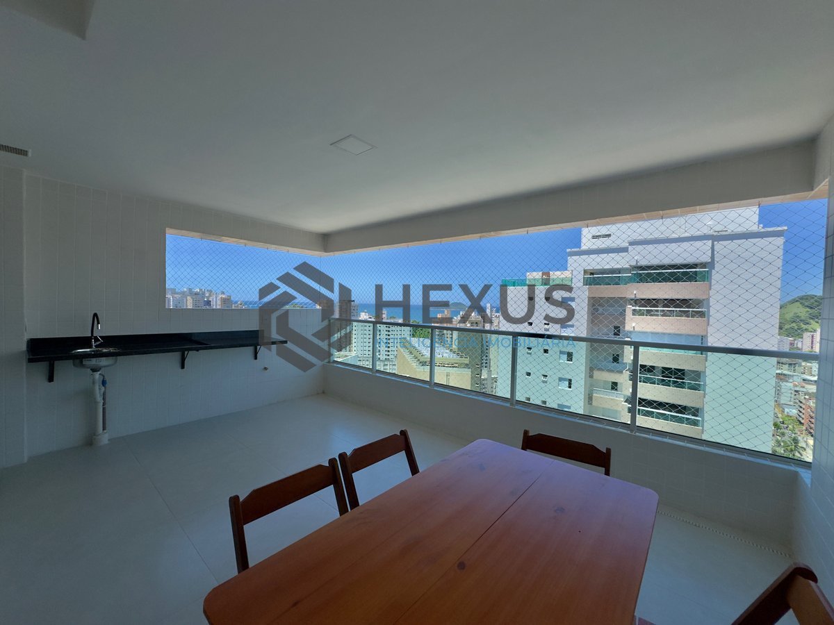 Foto 7 de Apartamento com varanda gourmet vista mar e lazer na Praia das Asturias, Guaruja