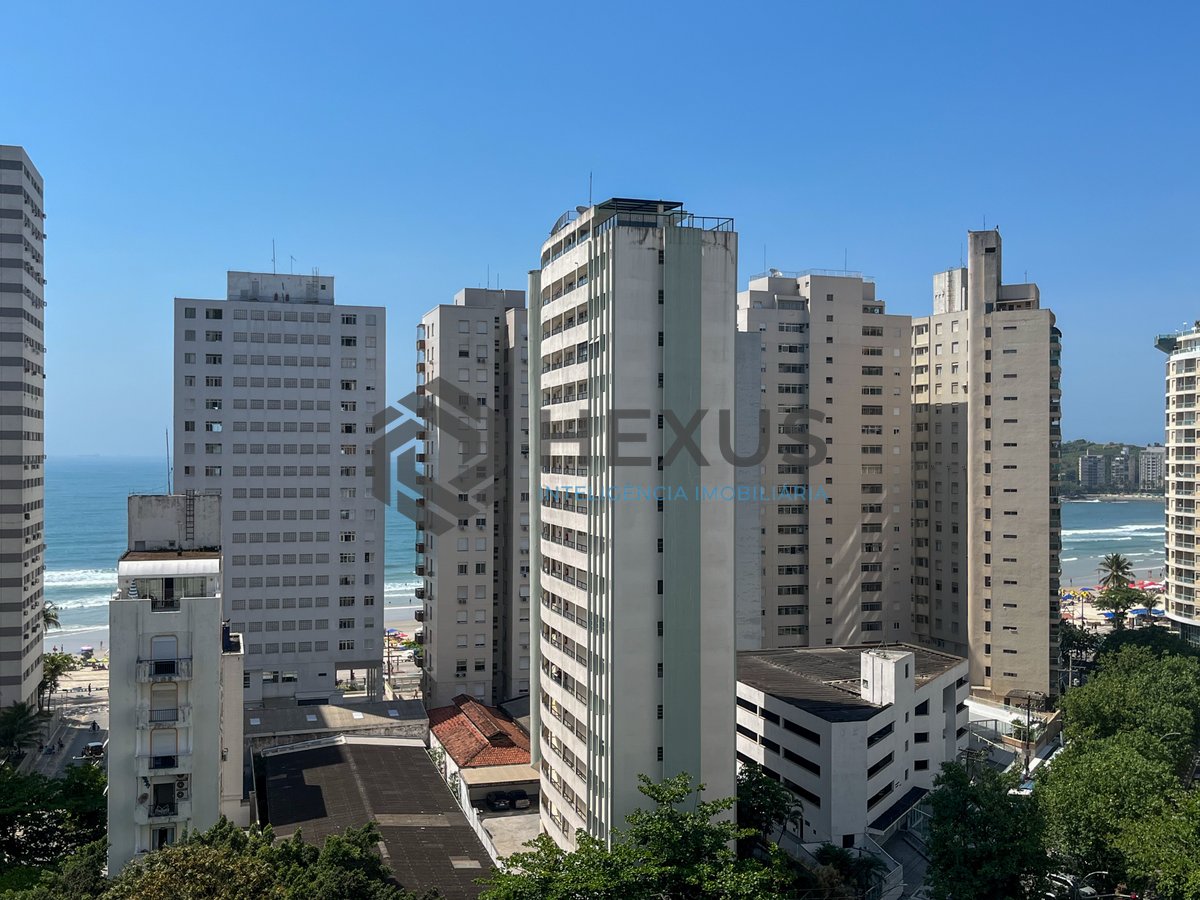 Foto 11 de Apartamento com varanda vista mar e lazer na região da barra funda da Praia das Pitangueiras, Guaruja