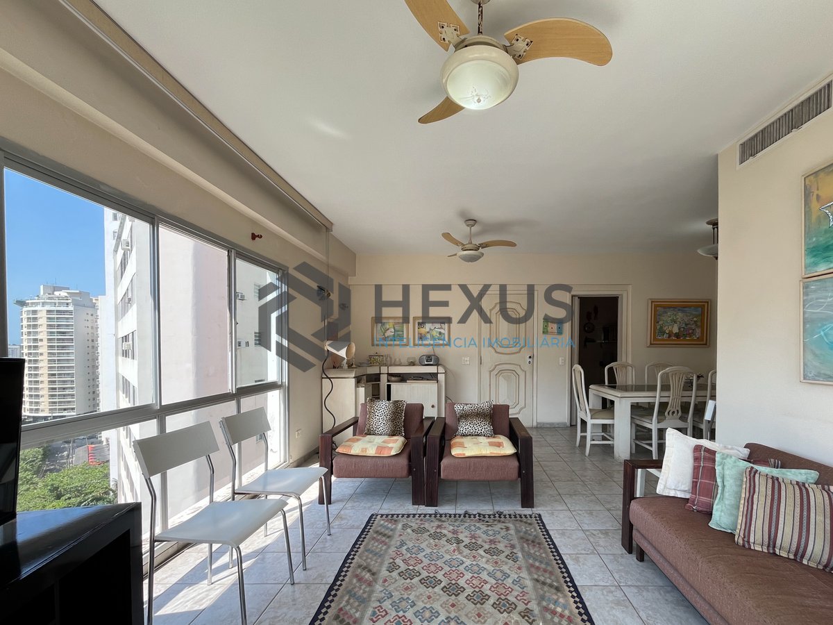 Foto 5 de Apartamento com varanda vista mar e lazer na região da barra funda da Praia das Pitangueiras, Guaruja
